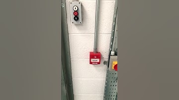 Thumbnail of Fire alarm manual call point activation with sounder and beacon