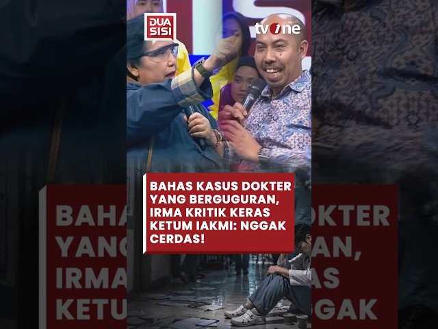 Tensi Tinggi! Momen Irma Chaniago Sentil Pernyataa Ketum IAKMI | tvOne