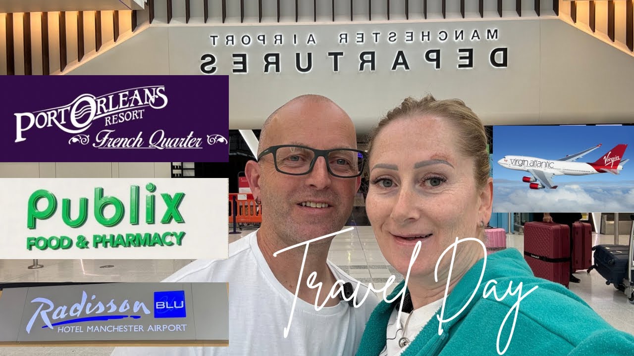 Flying Virgin Atlantic Economy to FLORIDA! ✈️ Travel Day Vlog (MAN → MCO | Sep 2025)