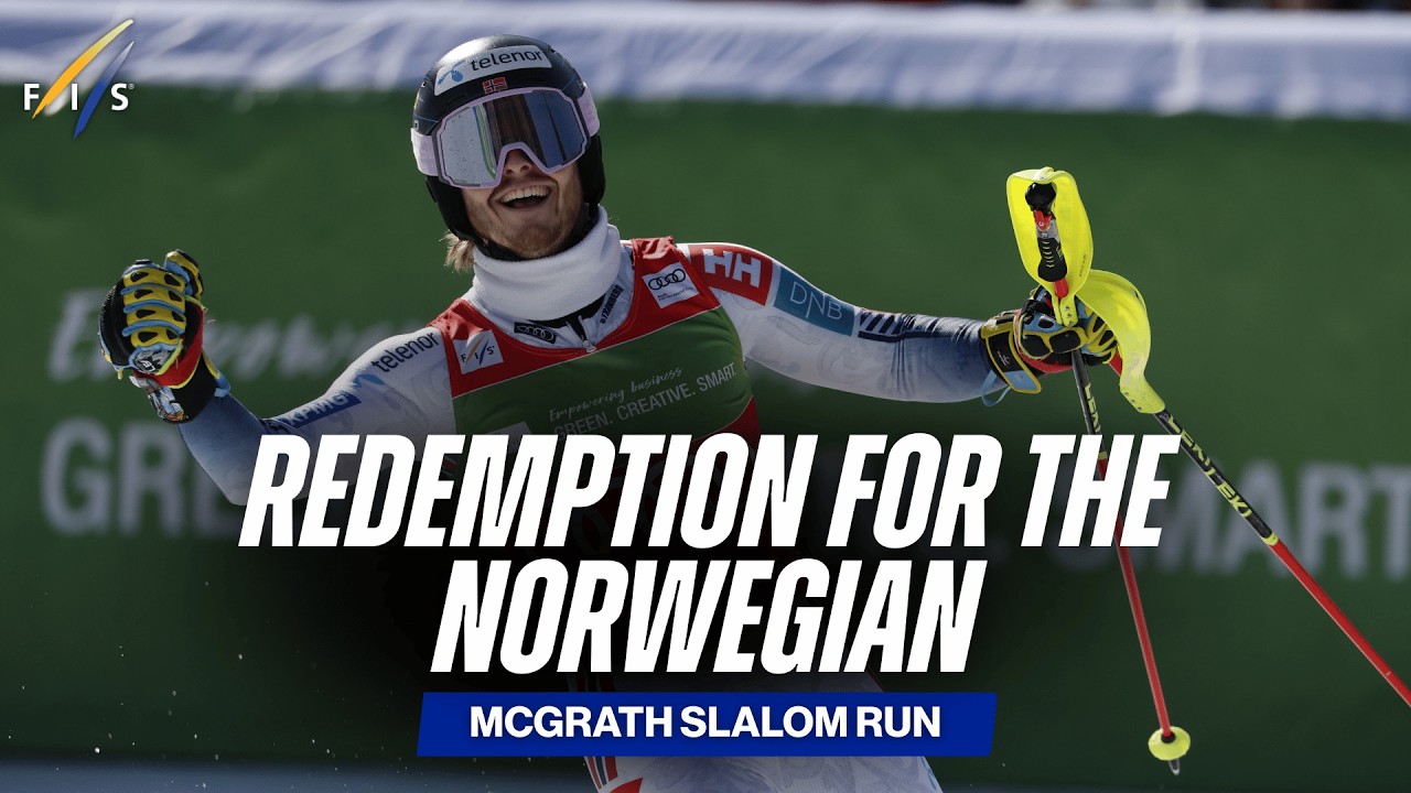 Atle Lie McGrath Won a Slalom World Cup Battle in Kranjska Gora