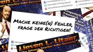 Klingon Teacher channel video