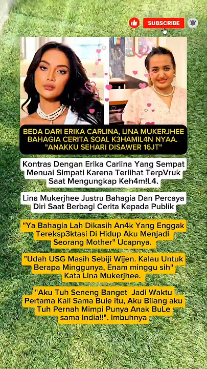 Lina mukerjhee dan Erika carlina #cover #dj #djremix #dangdut #beritaterkini #artist #news #hamil