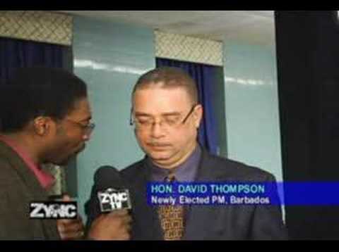 Barbados PM David Thompson Visits New York Pt.1