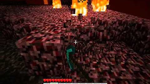 How to make never ending fire in minecraft.