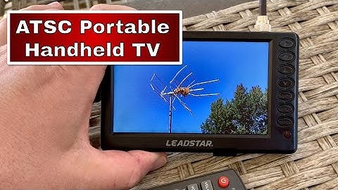 Draagbare tv - Handheld-tv met ATSC digitale over-the-air tuner