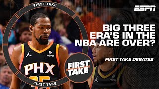 BIG THREES ARE NOT THE WAY TO GO!   Windy on the end of 'big three' era in the NBA | First Take