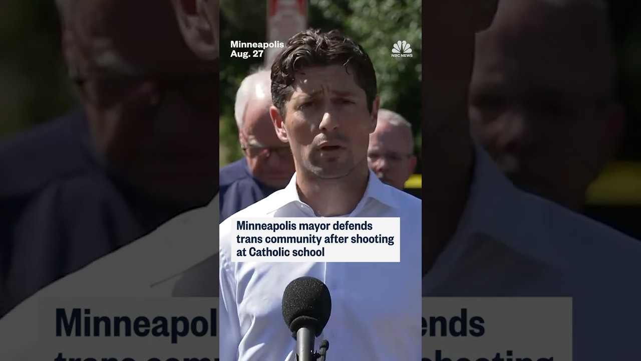 Minneapolis mayor defends trans community after shooting at Catholic school