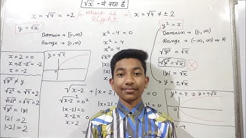 Why Square Root Is Always Positive | But sometime gives Both (±ve) Answers | Maths |