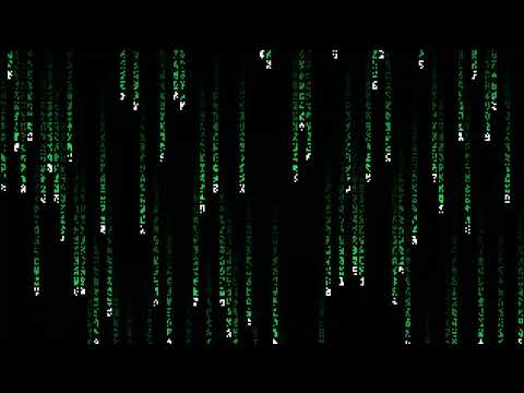 Digital rain 4k Visual Loop | Python + Taichi CUDA | 60 FPS