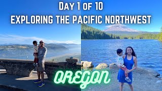 Ultimate Oregon Road Trip- Day 1 of 10 / Columbia River Gorge / AMAZING Mt. Hood / Trillium Lake