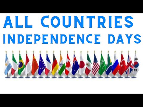 Independence Day From Different Countries - YouTube