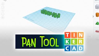 How to Pan and Zoom in TinkerCAD Tutorial