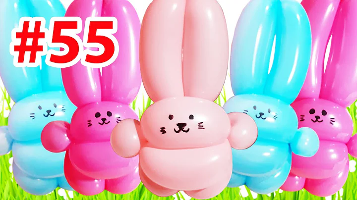 Balloon Animals Bunny Rabbit TUTORIAL #55