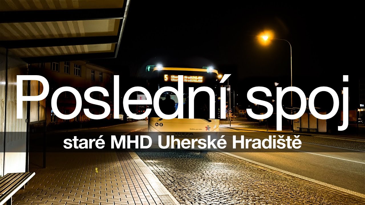 Poslední spoj starého systému MHD Uherské Hradiště — 31. 1. 2025