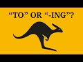 Verbs with "to" and "-ing" | Learn English | Canguro English