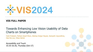 Towards Enhancing Low Vision Usability of Data Charts on Smartphones - Fast Forward | VIS 2024