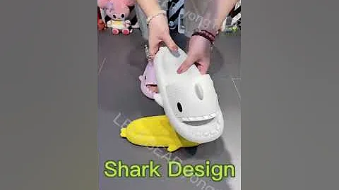 shark slides, Cloud Shark Slides Adult  Summer Anti-slip Cute Shark Slippers for Women Men
