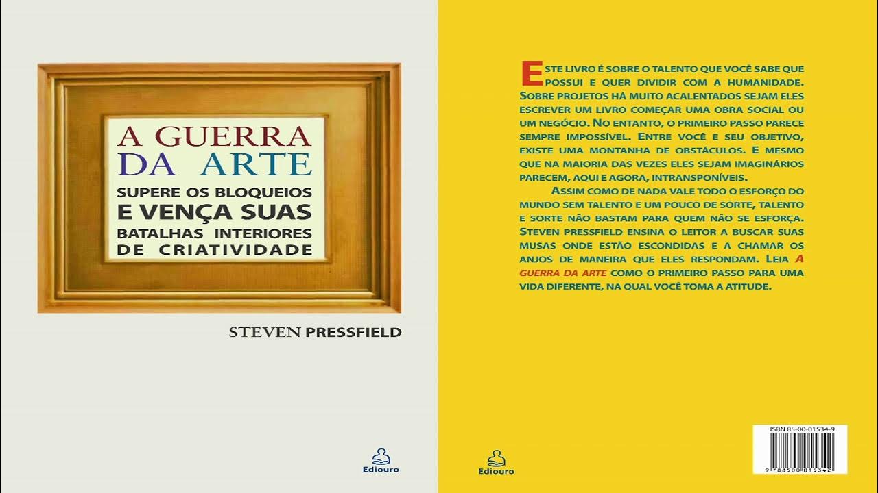 Leitura do livro A guerra da arte, de Steven Pressfield. 