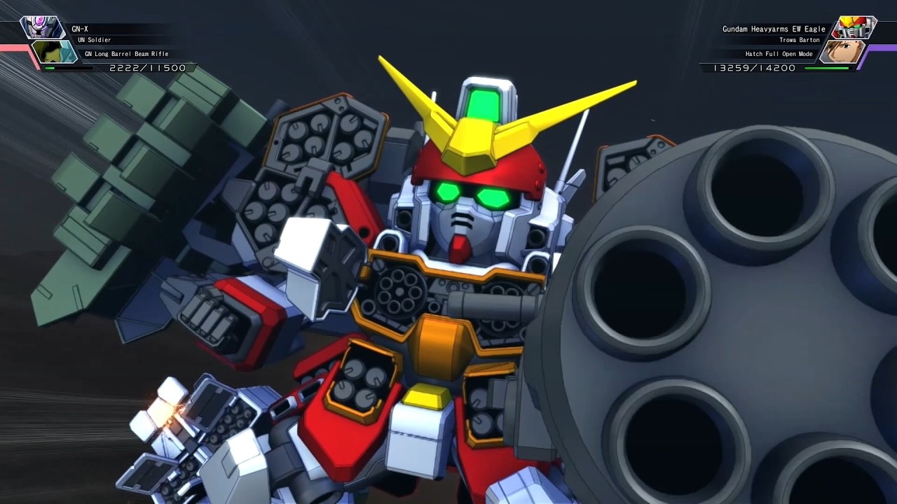 SD Gundam G Gen Cross Rays - XXXG-01H Gundam Heavyarms Eagle [EW] (Trowa Barton) (Gundam Wing)