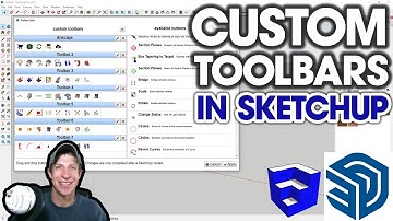 EASY Custom Toolbars in SketchUp with Custom Toolbar Editor!