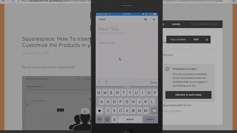 Squarespace Blogs | Squarespace Blog App | Squarespace Tutorial Video