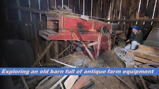 Exploring a 100+ Year Old Barn#barnfind #antiquetractors #antique