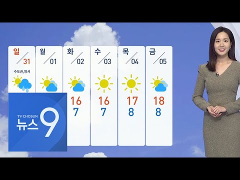 일부 지역 비소식…서울 한낮 19도 [뉴스9]