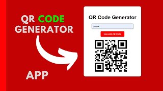Create a QR Code Generator in HTML CSS and JS | Beginner Project