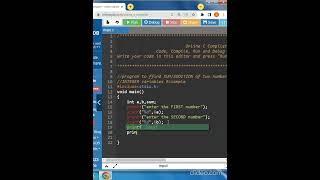 #2 sum of two numbers in ✌#c ⌛#shorts  #variable #code #coding