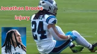 Jonathon Brooks out with knee injury |Panthers rookie Jonathon Brooks goes down with injury