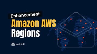 weMail feature drop March 2023: Support for all Amazon AWS regions