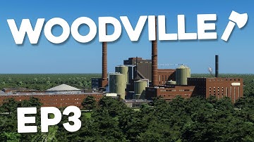 Processing WOOD Into PAPER - Cities Skylines 2 Woodville #3