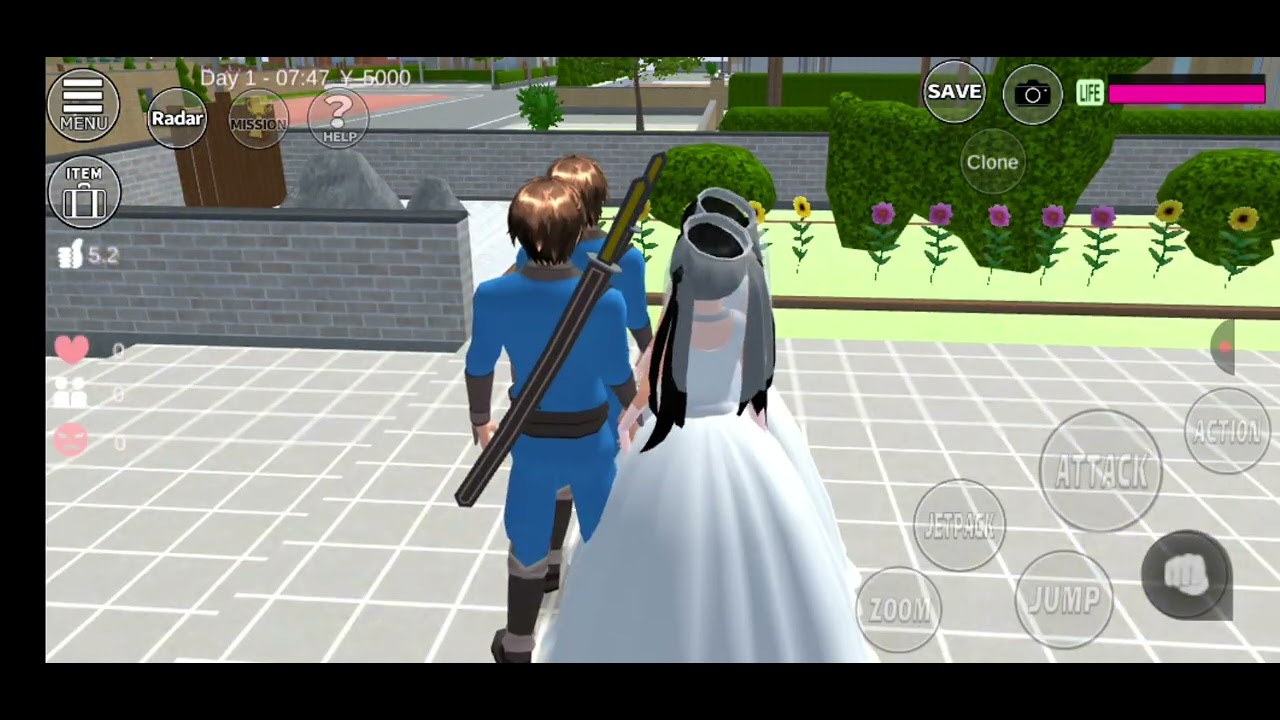 Tutorial gabungin 2 rambut di sakura