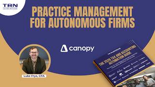 Canopy: AI-Driven Practice Management for Autonomous Firms