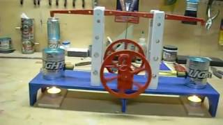 New Design Double Stirling Engine