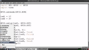 Raspberry Pi Class 04 - Alternate Blinking LEDs