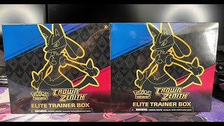 2 Crown Zenith Pokemon Card Elite Trainer Box Opening @pokesoup