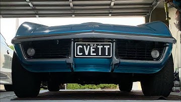 Re-installing the front Sway Bar on my 1968 Corvette Roadster.