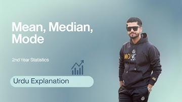 Mean, Median, Mode & More (Ungrouped Data) | 2nd Year Statistics | Full Urdu Explanation