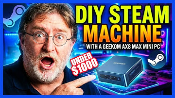 DIY Linux Steam Machine with a GEEKOM AX8 Max Mini PC! [Review & Tutorial]