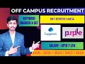Capgemini Recruitment for Software Engineer Role | Purplle Recruitment for GET Role | Freshers Role