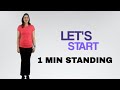 10 Simple &amp; Easy Standing Exercises To Lose Weight At Home | Full Body Standing Workout