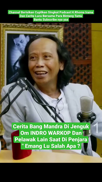 Cerita Mandra Di Jenguk Indro Dan Pelawak Lain Saat Di Penjara #shorts #rhomairama #mandra #podcast