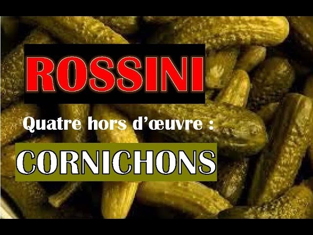 Rossini - Les Hors d'oeuvre: "Cornichons" (Introduction) : Stefan Irmer, piano
