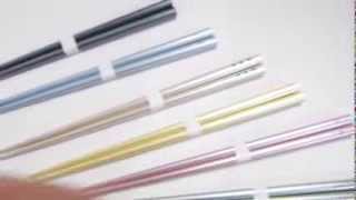 塗箸パール名入れ箸動画