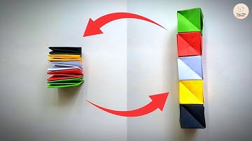 How to Make an Easy Paper Toy || Antistress Transformer: Easy DIY Tutorial