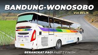 Jalurnya Gak Kalah Cakep Sama Lintas Selatan👍🏻Trip Pagi Sinar Jaya Bandung - Wonosobo via Belik #2