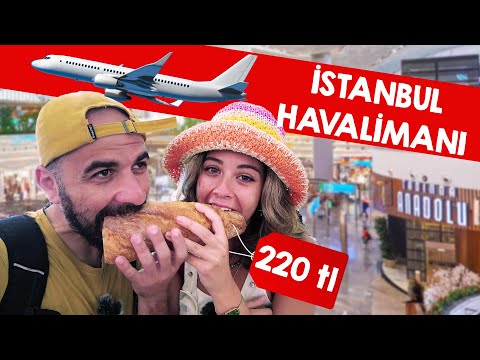 İSTANBUL HAVAALANININDA EN PAHALI YEMEKLERİ DENEDİK