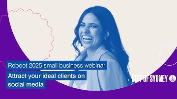 Reboot small business webinar: Attract your ideal clients on social media
