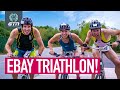 We Did A Triathlon Using eBay & This Is What Happened! видео
